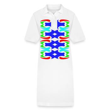 Unique Fashion - Stanley/Stella PAIGER Organic Women’s Polo Dress - white - Front
