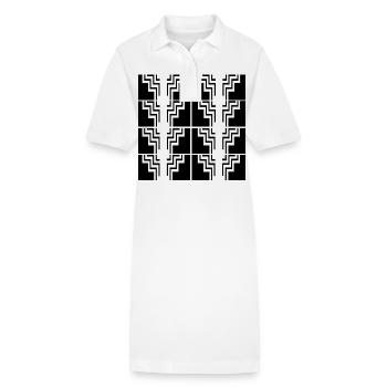Neues Design - Stanley/Stella Frauen Bio-Polokleid PAIGER - Weiß - Vorne