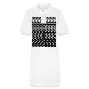 Einzigartige Kunst - Stanley/Stella Frauen Bio-Polokleid PAIGER - Weiß - Vorne