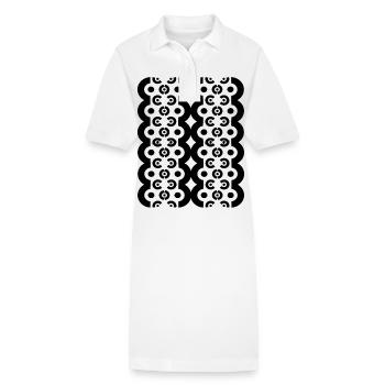 Neues Design - Stanley/Stella Frauen Bio-Polokleid PAIGER - Weiß - Vorne
