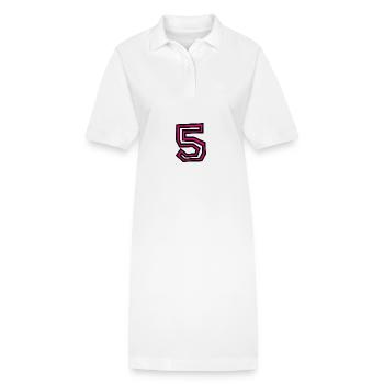 5 - Stanley/Stella Frauen Bio-Polokleid PAIGER - Weiß - Vorne