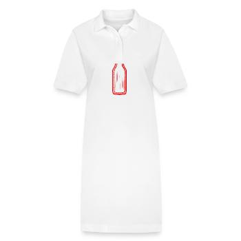 Beer Bottle Beer Icon - Stanley/Stella PAIGER Organic Women’s Polo Dress - white - Front