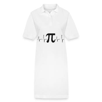 Pi Herzschlag Mathematiker Mathelehrer Mathematik - Stanley/Stella Frauen Bio-Polokleid PAIGER - Weiß - Vorne