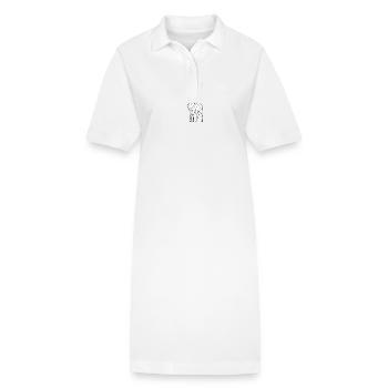 Lone Deer - Stanley/Stella PAIGER Organic Women’s Polo Dress - white - Front
