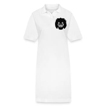 Le nom est Panic - Robe polo bio PAIGER Stanley/Stella Femme - blanc - Devant
