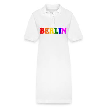 Berlin - Stanley/Stella Frauen Bio-Polokleid PAIGER - Weiß - Vorne