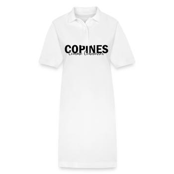 girlfriends as - Stanley/Stella PAIGER Organic Women’s Polo Dress - white - Front