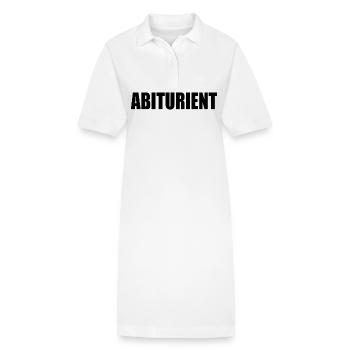 Abiturient - Stanley/Stella Frauen Bio-Polokleid PAIGER - Weiß - Vorne