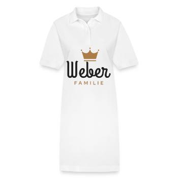 Weber-Familie - Stanley/Stella Frauen Bio-Polokleid PAIGER - Weiß - Vorne