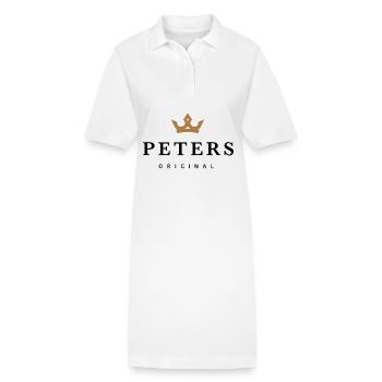 Peters - Robe polo bio PAIGER Stanley/Stella Femme - blanc - Devant