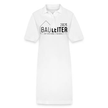 Bauleiter 2025 - Jetzt wird genau hingeschaut - Stanley/Stella Frauen Bio-Polokleid PAIGER - Weiß - Vorne
