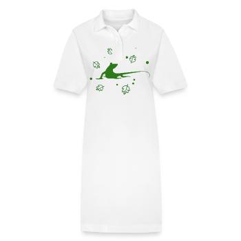 Salamander - Amphibie Tier - Stanley/Stella Frauen Bio-Polokleid PAIGER - Weiß - Vorne