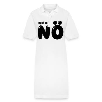 leider nein - Stanley/Stella Frauen Bio-Polokleid PAIGER - Weiß - Vorne