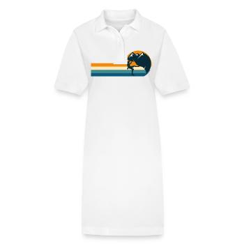 Climbing Wall Climbing Sport Climbing - Stanley/Stella PAIGER Organic Women’s Polo Dress - white - Front