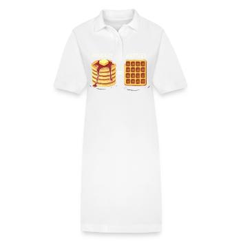 Pfannkuchen und Waffeln - Stanley/Stella Frauen Bio-Polokleid PAIGER - Weiß - Vorne