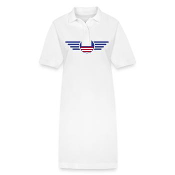 Malaysia Stil Design T-Shirt - Stanley/Stella Frauen Bio-Polokleid PAIGER - Weiß - Vorne