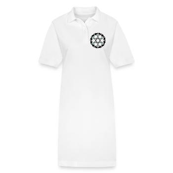 Disque de frein de vélo de montagne - Robe polo bio PAIGER Stanley/Stella Femme - blanc - Devant