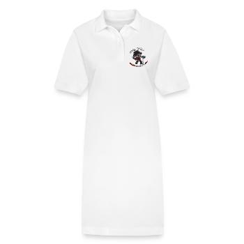 Le cadeau d'Halloween de Freddy - Robe polo bio PAIGER Stanley/Stella Femme - blanc - Devant