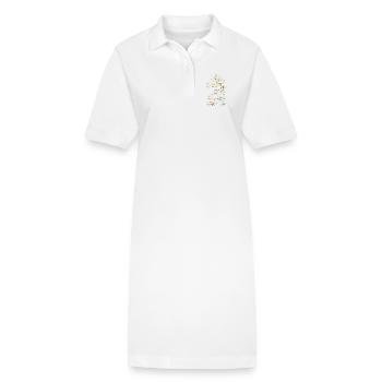 Échecs termes d'échecs Springer - Robe polo bio PAIGER Stanley/Stella Femme - blanc - Devant