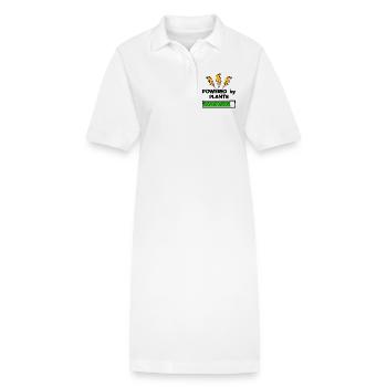 Vegetarier Vegan Statement - Stanley/Stella Frauen Bio-Polokleid PAIGER - Weiß - Vorne