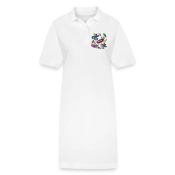 Carnival Carnival Masks Costume - Stanley/Stella PAIGER Organic Women’s Polo Dress - white - Front