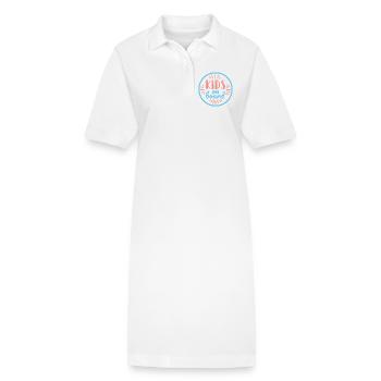 Kids on board - Stanley/Stella PAIGER Organic Women’s Polo Dress - white - Front