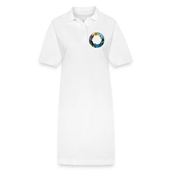 Mutter Natur Baum Umwelt - Stanley/Stella Frauen Bio-Polokleid PAIGER - Weiß - Vorne
