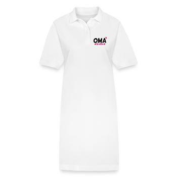 Fünffache Oma - 5 Enkelkinder - Stanley/Stella Frauen Bio-Polokleid PAIGER - Weiß - Vorne