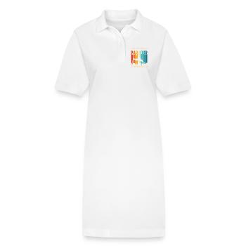 Le parkour est important pour les amateurs de parkour - Robe polo bio PAIGER Stanley/Stella Femme - blanc - Devant