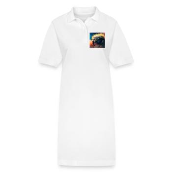 Photo macro creature 05 - Stanley/Stella PAIGER Organic Women’s Polo Dress - white - Front