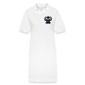 Policier Scorpion - Robe polo bio PAIGER Stanley/Stella Femme - blanc - Devant