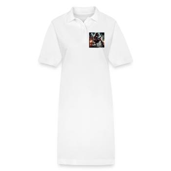 L’essence du heavy metal - Robe polo bio PAIGER Stanley/Stella Femme - blanc - Devant
