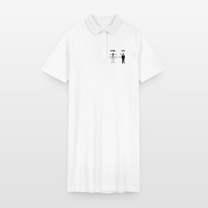 Développeur Programmeur Coden Code de script CSS Robe polo bio PAIGER Stanley/Stella Femme