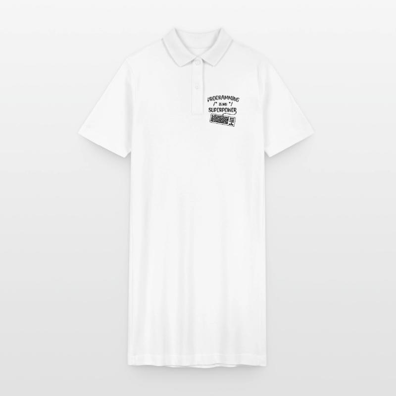 Computer Freak Statement Developer Programmer Stanley/Stella PAIGER Organic Women’s Polo Dress