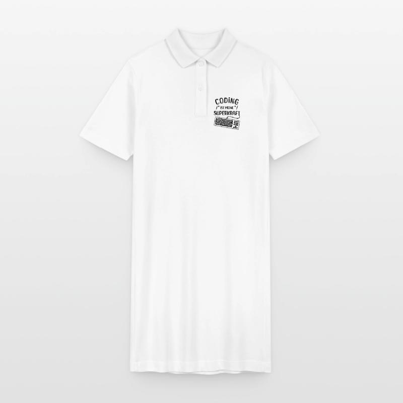 Computer Code Statement Developer Computergeek Stanley/Stella PAIGER Organic Women’s Polo Dress