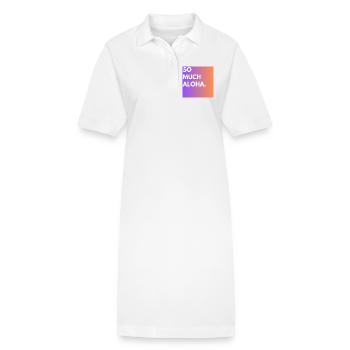 Tellement d’aloha - Robe polo bio PAIGER Stanley/Stella Femme - blanc - Devant