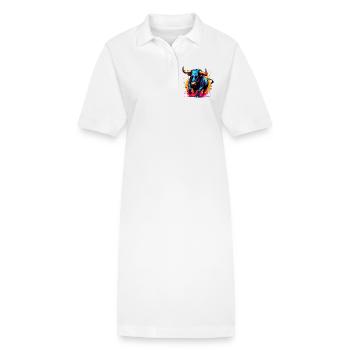 Bull - Stanley/Stella PAIGER Organic Women’s Polo Dress - white - Front