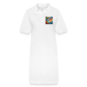 Symbol 6 - Stanley/Stella Frauen Bio-Polokleid PAIGER - Weiß - Vorne