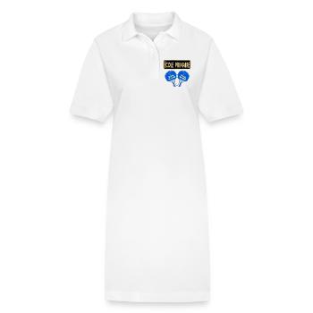 École Primaire - Tennis de Table - Robe polo bio PAIGER Stanley/Stella Femme - blanc - Devant