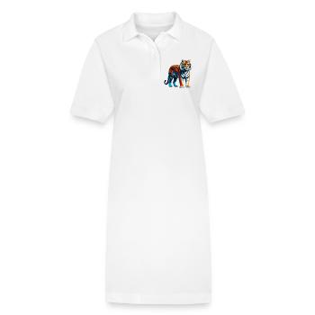 Tiger - Stanley/Stella Frauen Bio-Polokleid PAIGER - Weiß - Vorne