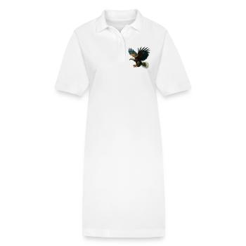 Adler - Stanley/Stella Frauen Bio-Polokleid PAIGER - Weiß - Vorne
