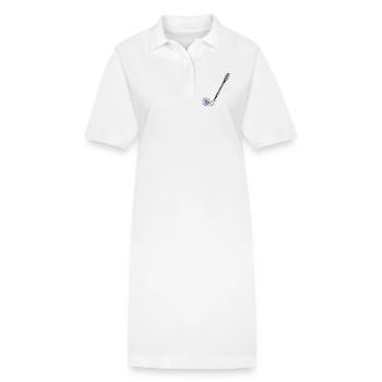 CLUBS DE GOLF JOUER AU GOLF - Robe polo bio PAIGER Stanley/Stella Femme - blanc - Devant