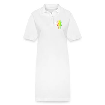 Glück Auf! Bergbau Design - Stanley/Stella Frauen Bio-Polokleid PAIGER - Weiß - Vorne