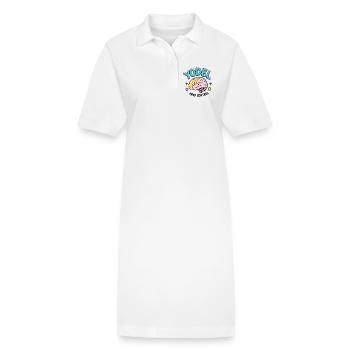 Contrôle de l’ Yodel - Robe polo bio PAIGER Stanley/Stella Femme - blanc - Devant