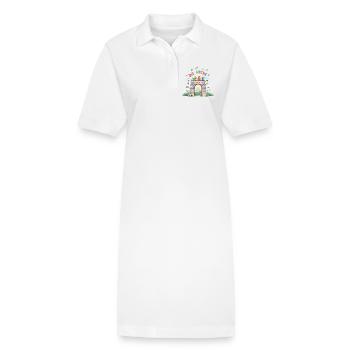 Die Arche der Freude - Stanley/Stella Frauen Bio-Polokleid PAIGER - Weiß - Vorne
