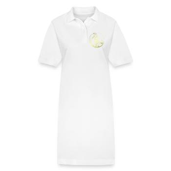 Basketteur Basketteur Basketteur Silhouette - Robe polo bio PAIGER Stanley/Stella Femme - blanc - Devant