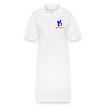 Departement 16 Charentaise - Stanley/Stella Frauen Bio-Polokleid PAIGER - Weiß - Vorne