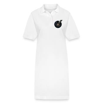 Cosmic DJ – The Sound of the Universe - Stanley/Stella Frauen Bio-Polokleid PAIGER - Weiß - Vorne