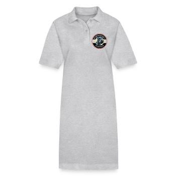 Riesenschnauzer Emblem IGP Hundesport - Stanley/Stella Frauen Bio-Polokleid PAIGER - Schwarz - Vorne