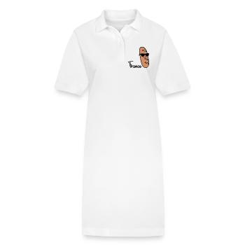 France Baguette - Stanley/Stella Frauen Bio-Polokleid PAIGER - Weiß - Vorne